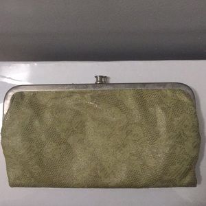 Green wallet/clutch